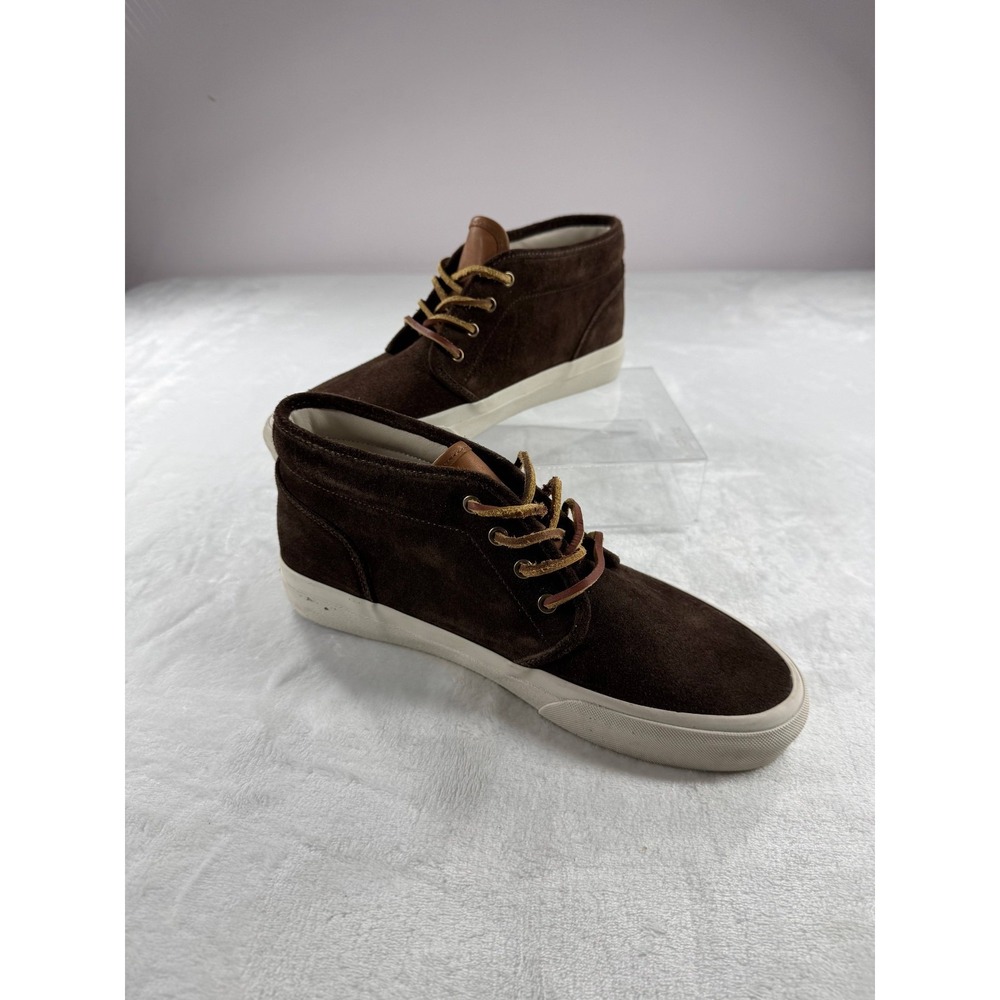 NWT Polo Ralph Lauren Keaton Chukka‎ Sneakers Men's 9 Brown Suede 100% Rubber